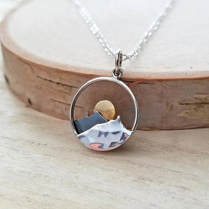 MOUNTAIN LUCKY CHARM NECKLACE